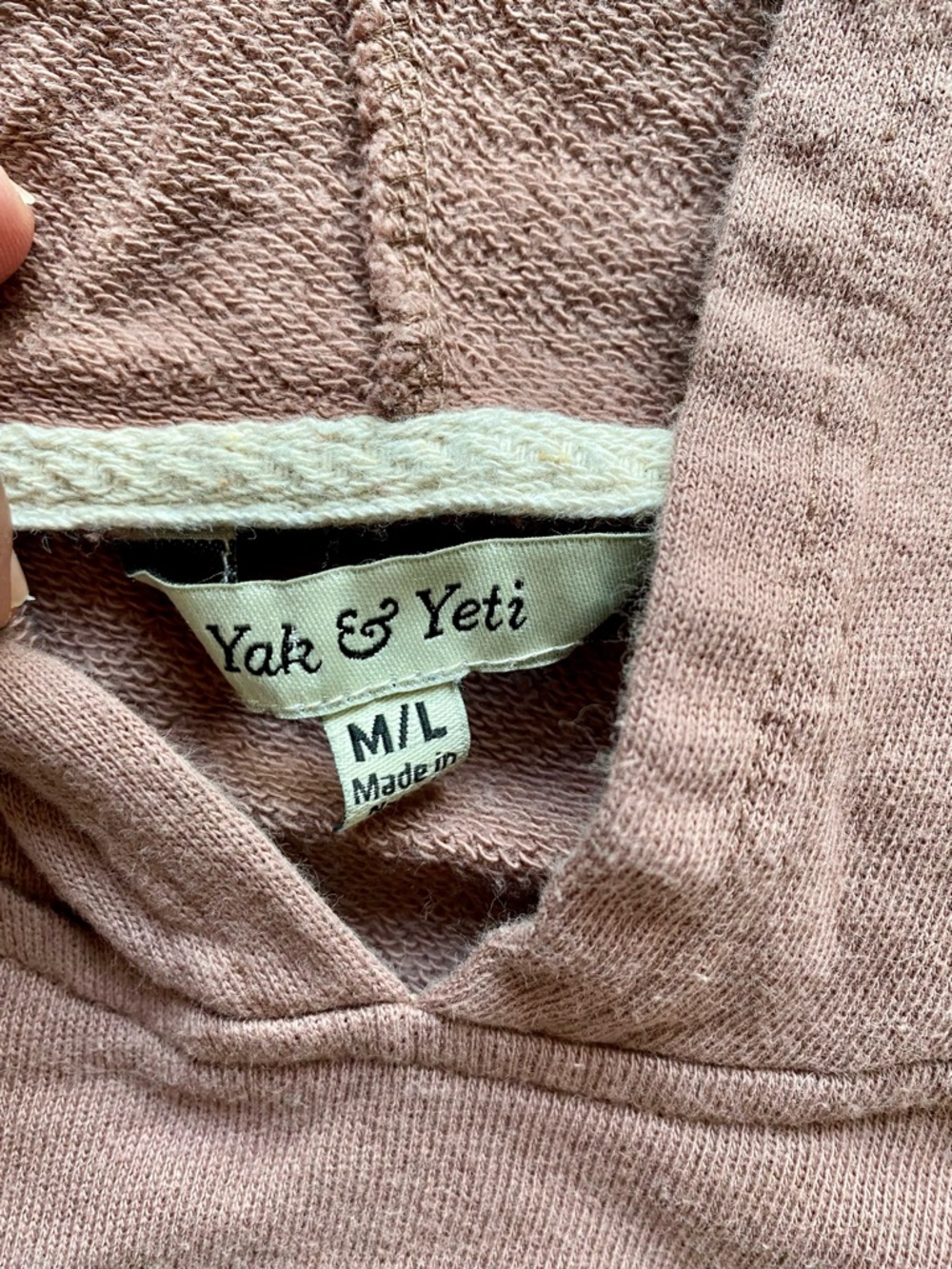 Moon & Mushrooms Graphic Hoodie in Dusty Rose - Picture 3 of 8